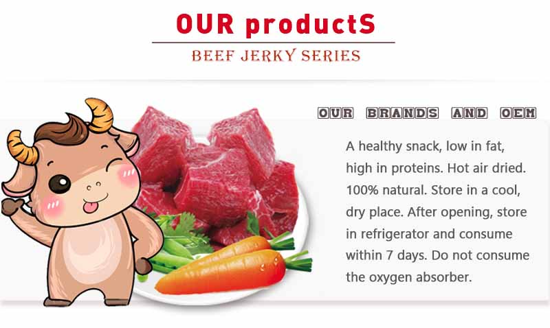 Usine de friandises pour chiens OEM Jerky de bœuf